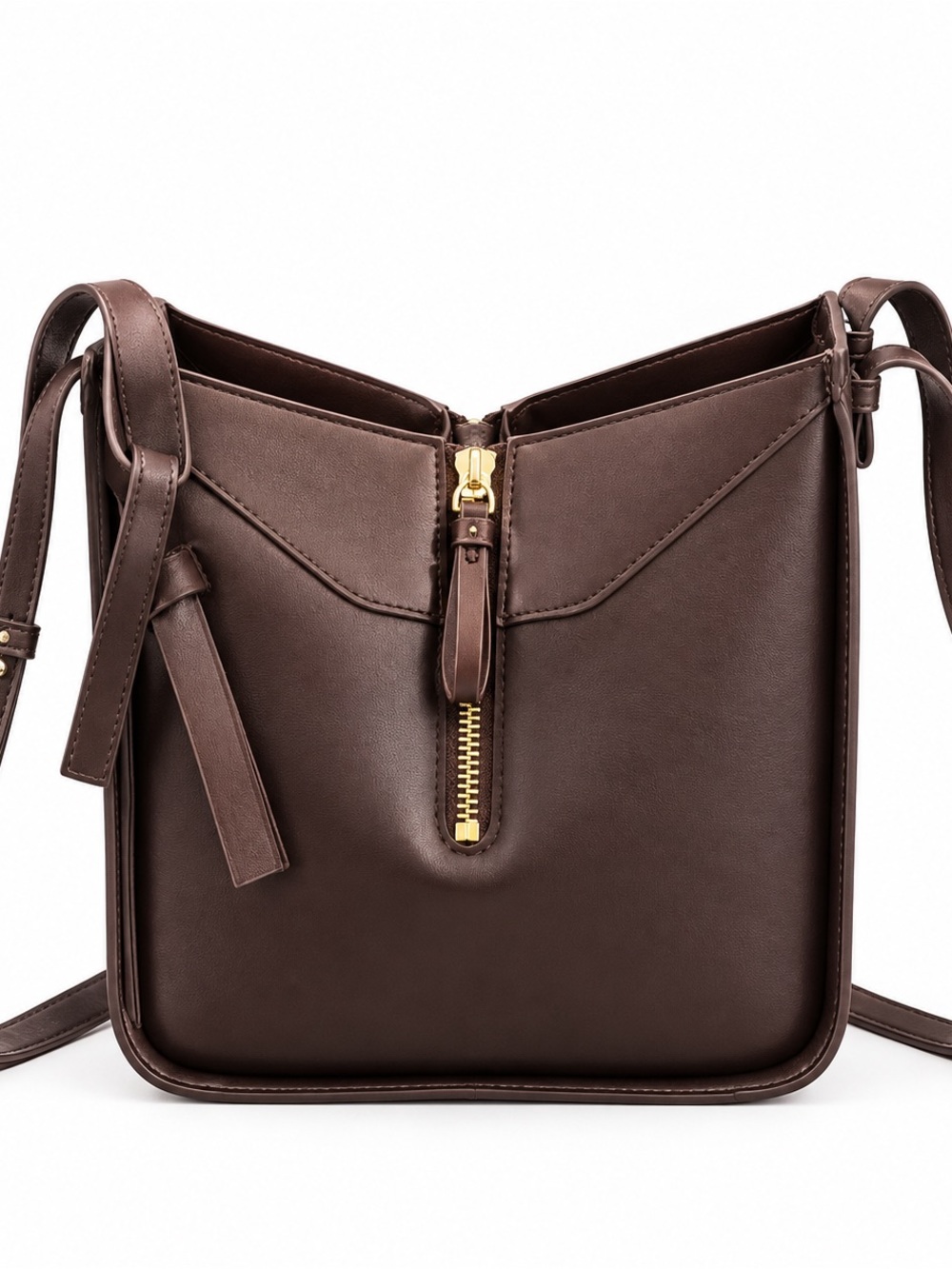 House of Harlow 1960 Chocolate Brown Crossbody Bag